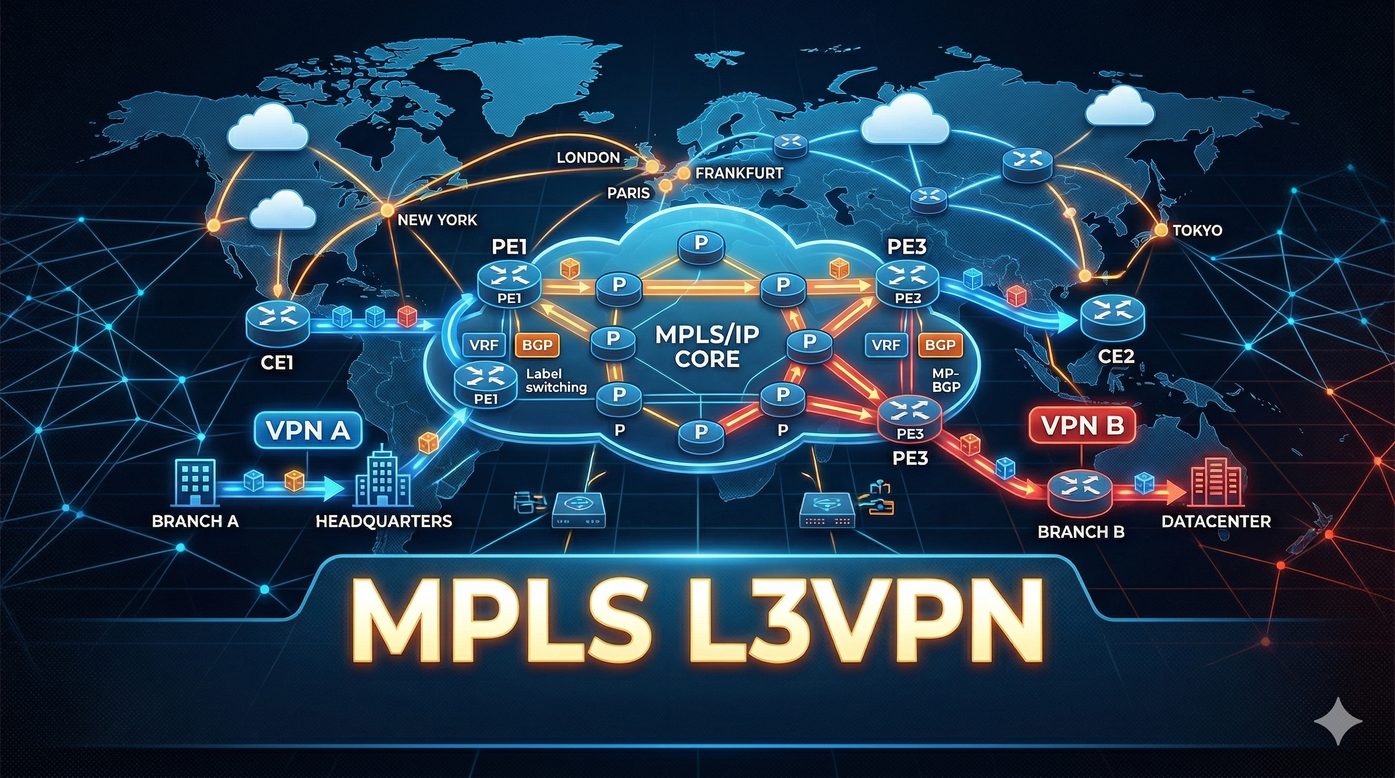 
          MPLS L3VPN Lab - Featured image
        