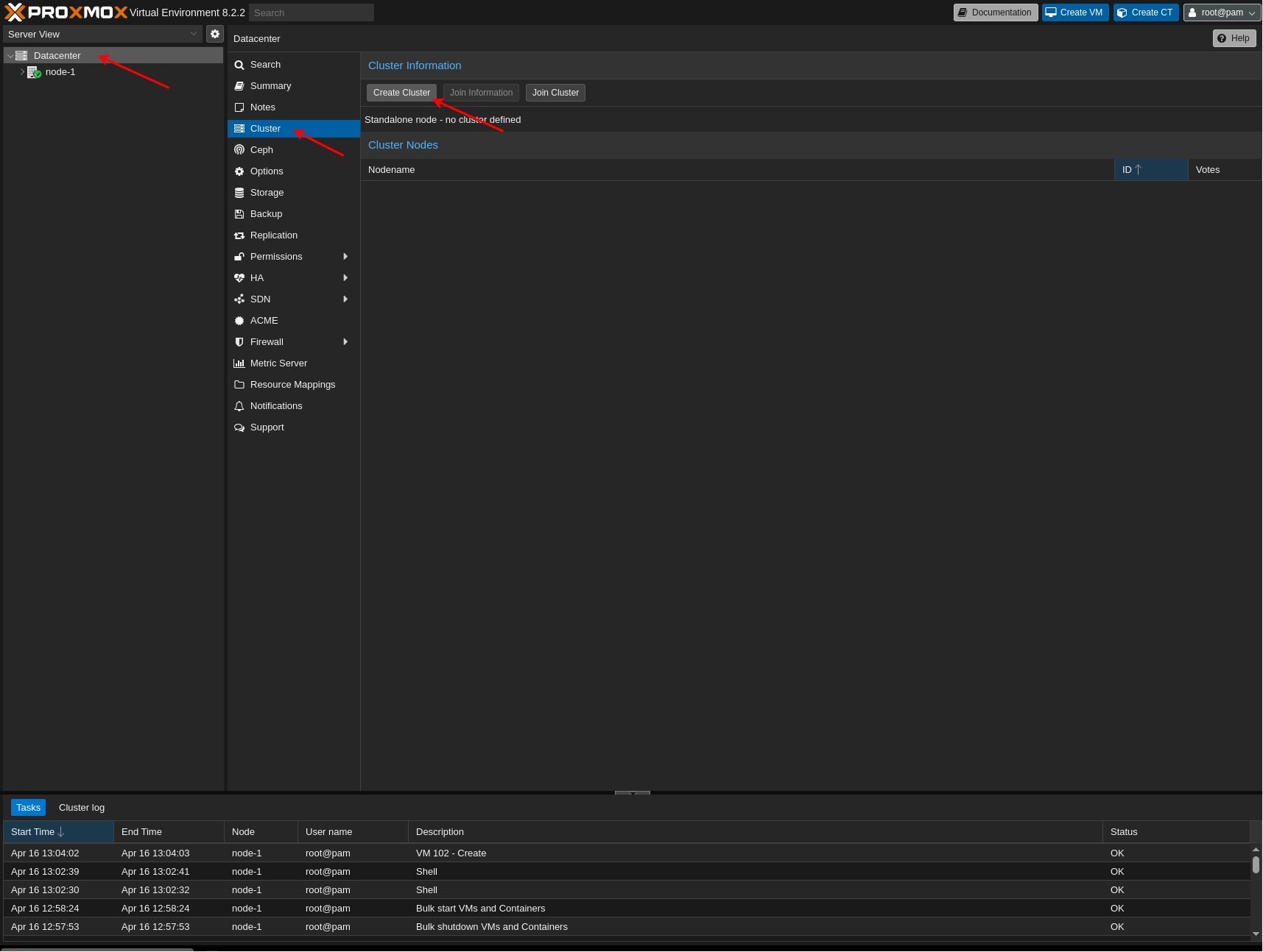 ProxmoxClusterCreation