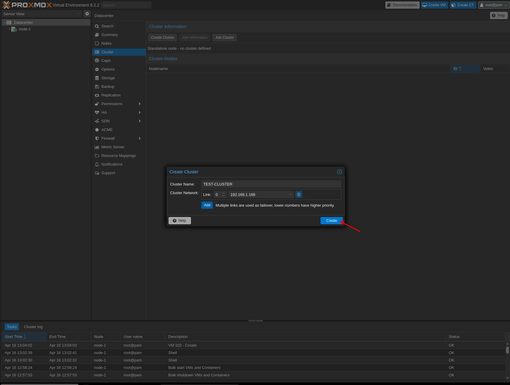 ProxmoxClusterCreation