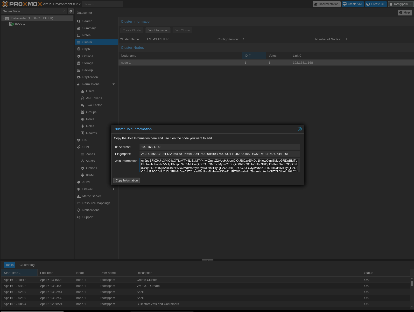 ProxmoxClusterCreation