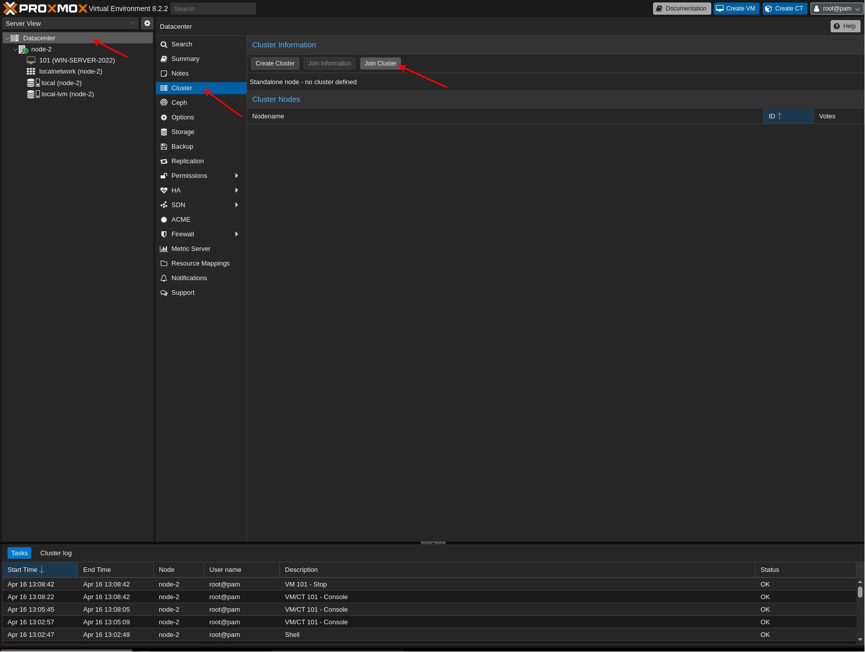 ProxmoxClusterCreation