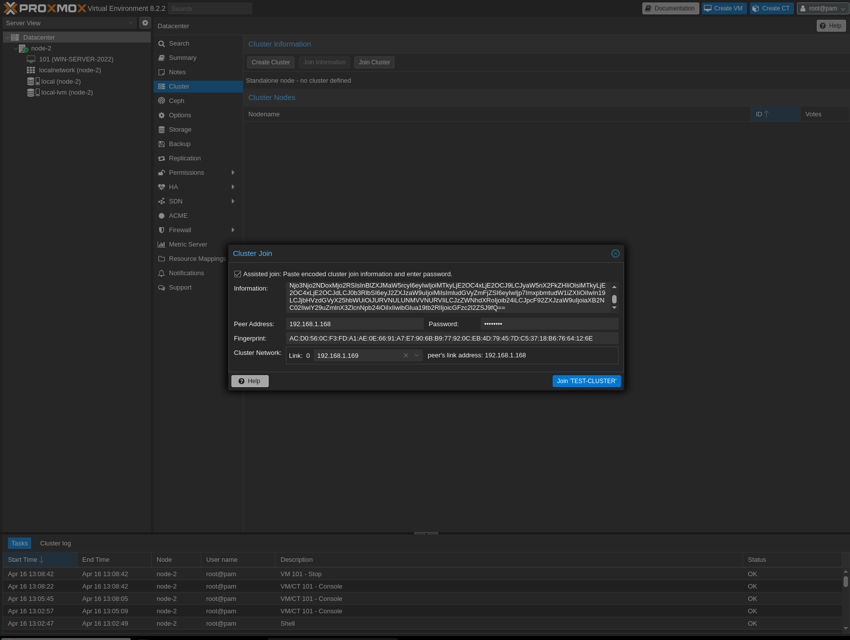 ProxmoxClusterCreation
