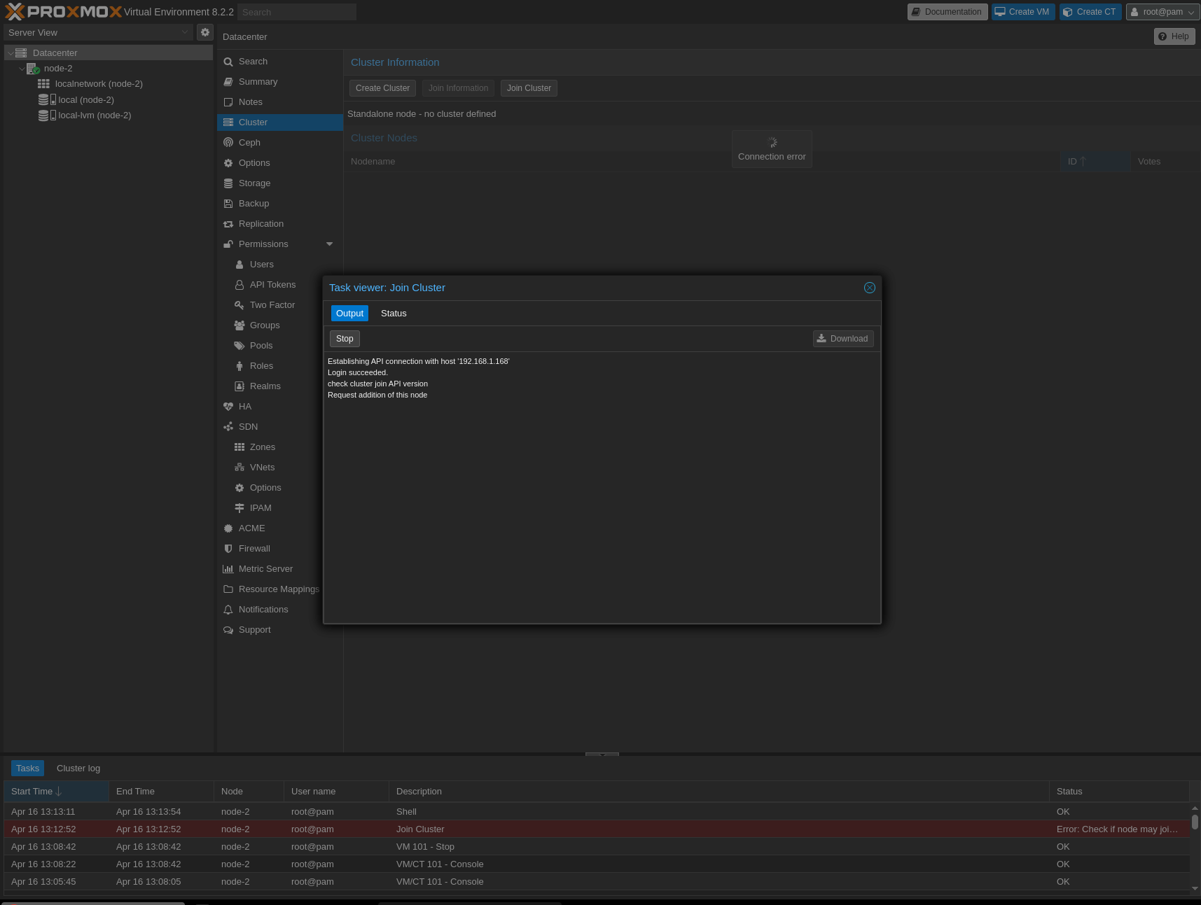 ProxmoxClusterCreation