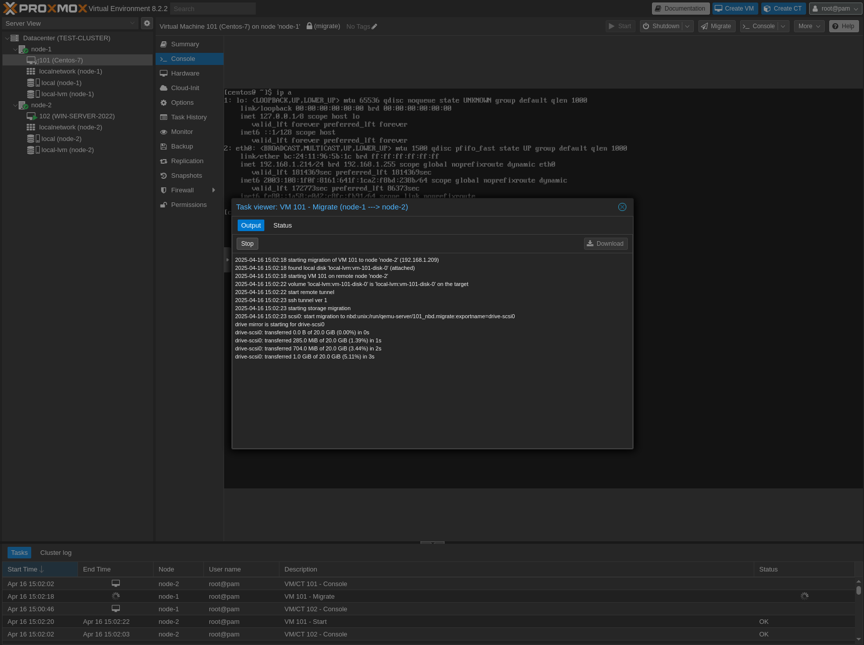 ProxmoxLiveMigration