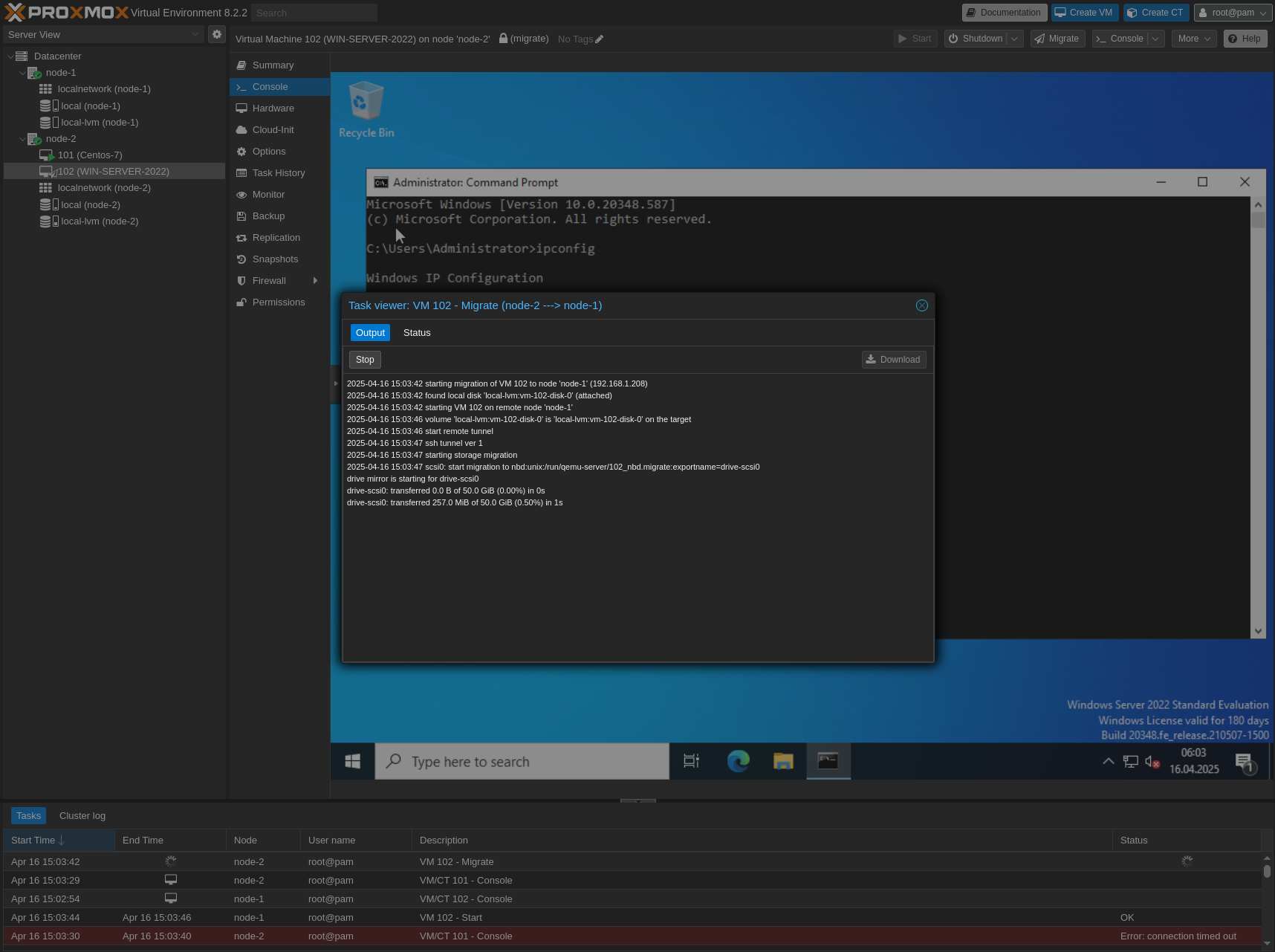 ProxmoxLiveMigration