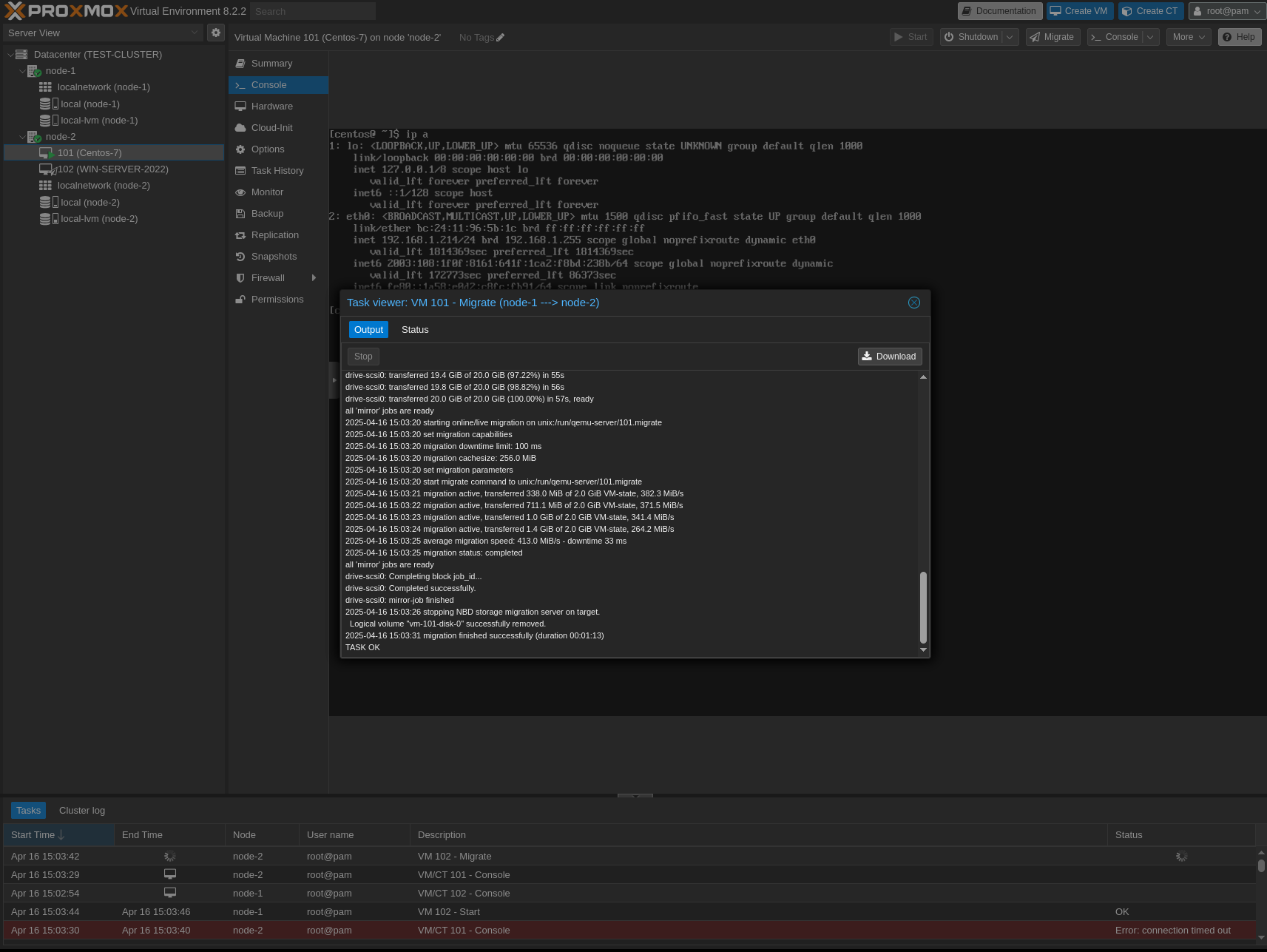 ProxmoxLiveMigration