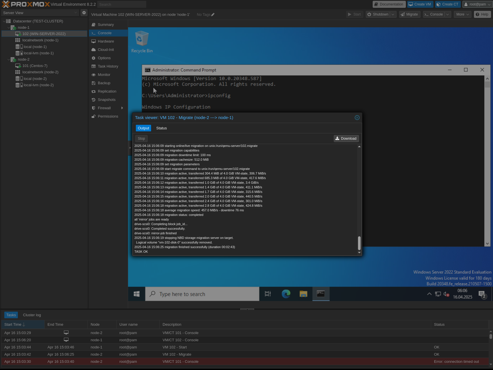 ProxmoxLiveMigration