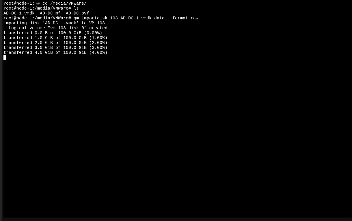 ProxmoxVmwareMigration