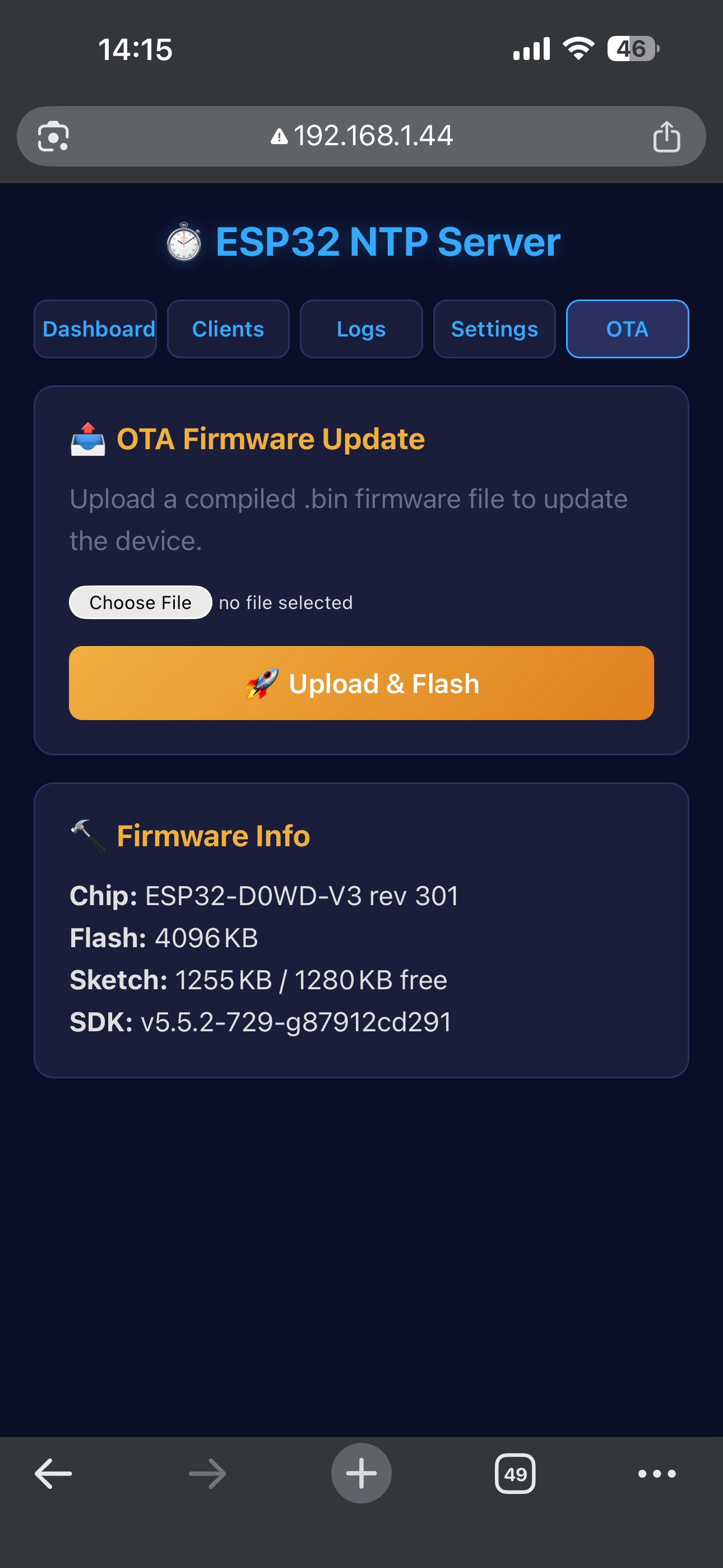 OTA update