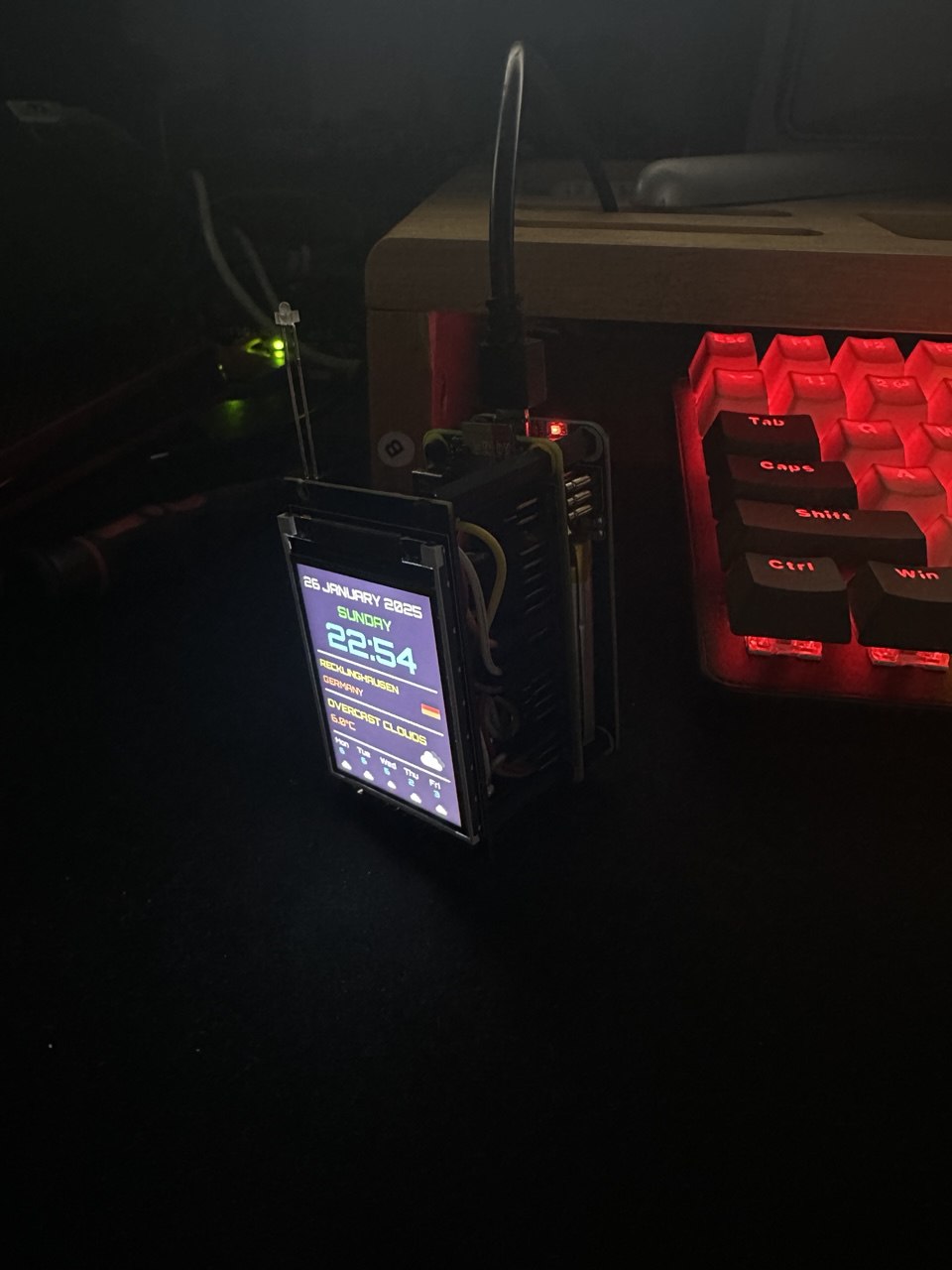 Display in low light